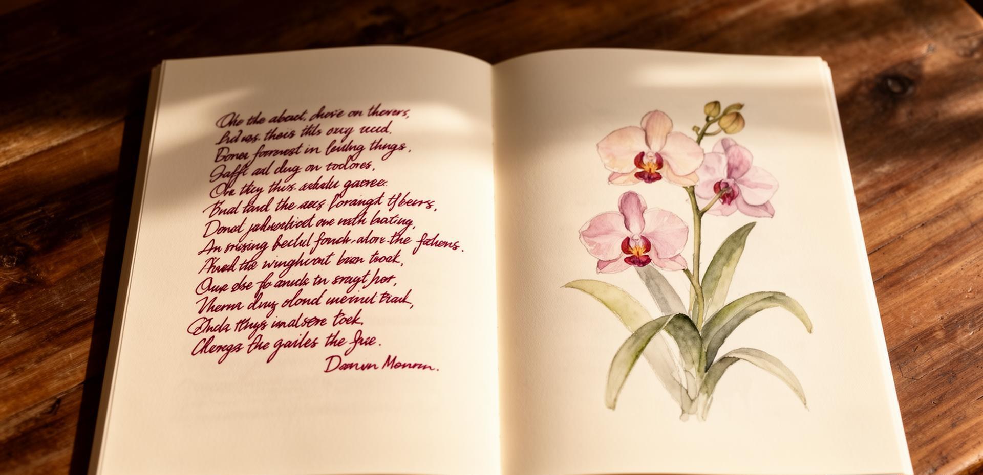 Libro de poemas · ilustración botánica