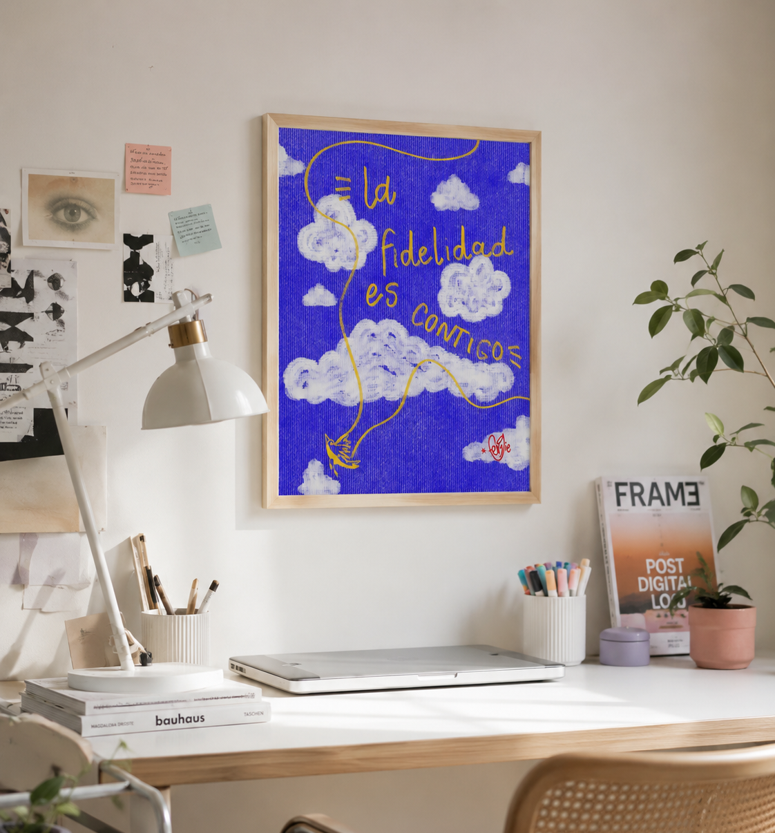 La fidelidad es contigo · pintura